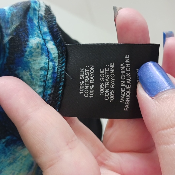 Bababakul Long-Sleeve Multicolor Blouse - Picture 9 of 9